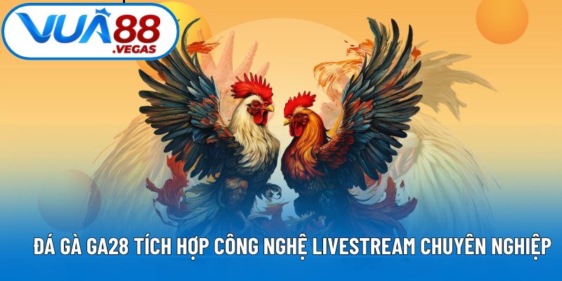 Đá gà Ga28 tích hợp công nghệ livestream chuyên nghiệp